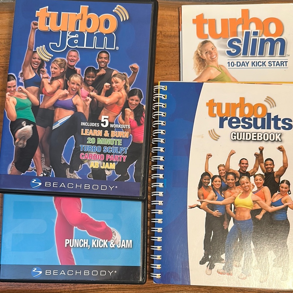 Beachbody Turbo Jam DVD Set with Guidebook